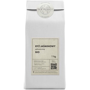 RYŻ JAŚMINOWY PEŁNOZIARNISTY BIO 1 kg - THE PLANET
