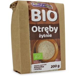 OTRĘBY ŻYTNIE BIO 200 g - NATURAVENA