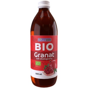 SOK Z GRANATU 100 % BIO 500 ml - NATURAVENA