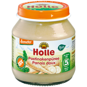 PASTERNAK BEZ DODATKU CUKRÓW BEZGLUTENOWY OD 5 MIESIĄCA DEMETER BIO 125 g (SŁOIK) - HOLLE