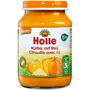 DYNIA - RYŻ BEZ DODATKU CUKRÓW BEZGLUTENOWE OD 5 MIESIĄCA DEMETER BIO 190 g (SŁOIK) - HOLLE