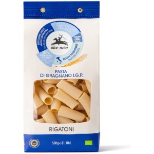 MAKARON (SEMOLINOWY - PASTA DI GRAGNANO) RIGATONI BIO 500 g - ALCE NERO