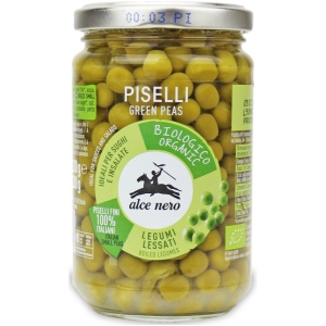GROSZEK ZIELONY W ZALEWIE BIO 300 g (200 g) (SŁOIK) - ALCE NERO