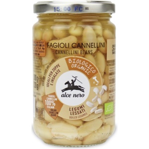 FASOLA CANNELLINI W ZALEWIE BIO 300 g (220 g) (SŁOIK) - ALCE NERO