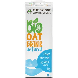 NAPÓJ OWSIANY BEZ DODATKU CUKRÓW BIO 1 L - THE BRIDGE