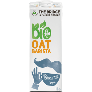 NAPÓJ OWSIANY BARISTA BEZ DODATKU CUKRÓW BIO 1 L - THE BRIDGE