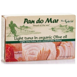 TUŃCZYK ŻÓŁTOPŁETWY W BIO OLIWIE Z OLIWEK EXTRA VIRGIN 120 g (90 g) - PAN DO MAR