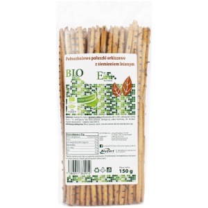 PALUSZKI ORKISZOWE PEŁNOZIARNISTE Z SIEMIENIEM LNIANYM BIO 150 g - ENVOY