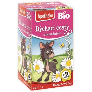 HERBATKA DLA DZIECI - NA DROGI ODDECHOWE PO 9 MIESIĄCU BIO (20 x 1,5 g) 30 g - APOTHEKE