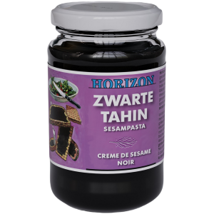 TAHINI CZARNE (PASTA SEZAMOWA Z CZARNEGO SEZAMU) BEZGLUTENOWE BIO 350 g - HORIZON
