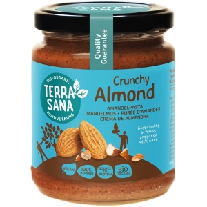 KREM Z PRAŻONYCH MIGDAŁÓW CRUNCHY BIO 250 g - TERRASANA