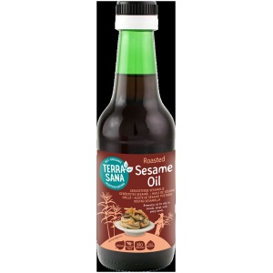 OLEJ SEZAMOWY (Z PRAŻONYCH NASION) BEZGLUTENOWY BIO 250 ml - TERRASANA