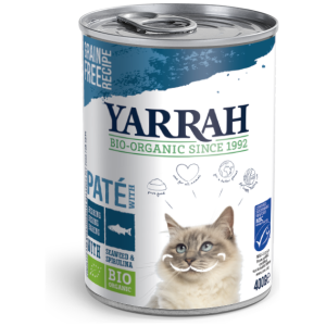 (DLA KOTA) PASZTET ZE ŚLEDZIEM I ALGAMI MORSKIMI BIO 400 g - YARRAH