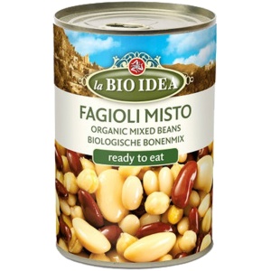 FASOLA MIX W ZALEWIE BIO 400 g (240 g) - LA BIO IDEA
