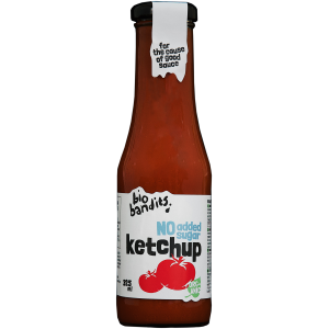 KETCHUP BEZ DODATKU CUKRÓW BIO 325 ml - BIO BANDITS