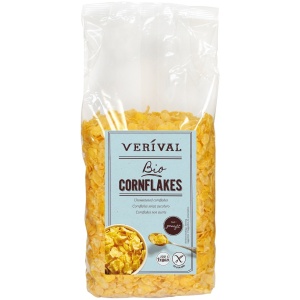 PŁATKI KUKURYDZIANE BEZ DODATKU CUKRÓW BEZGLUTENOWE BIO 500 g - VERIVAL