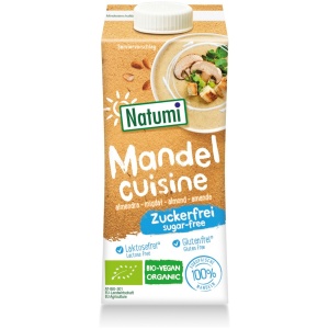 KREM MIGDAŁOWY DO GOTOWANIA I PIECZENIA NIE ZAWIERA CUKRÓW BEZGLUTENOWY BIO 200 ml - NATUMI