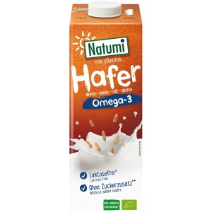 NAPÓJ OWSIANY OMEGA-3 BEZ DODATKU CUKRÓW BIO 1 L - NATUMI