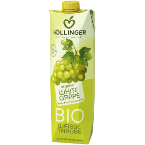 SOK Z BIAŁYCH WINOGRON NFC BIO 1 L - HOLLINGER
