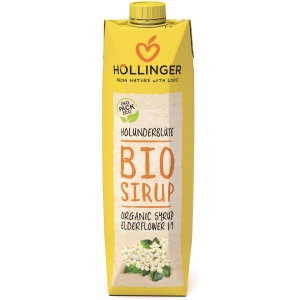 SYROP O SMAKU KWIATÓW CZARNEGO BZU BIO 1 L - HOLLINGER