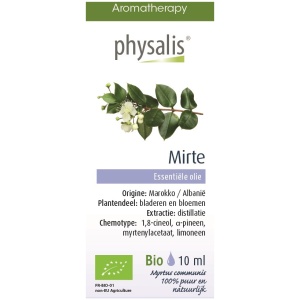 OLEJEK ETERYCZNY MIRTE (MIRT ZWYCZAJNY) BIO 10 ml - PHYSALIS