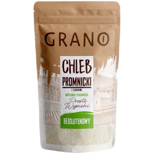 MIESZANKA DO WYPIEKU CHLEBA PROMNICKIEGO Z ZIARNAMI BEZGLUTENOWA 500 g - GRANO