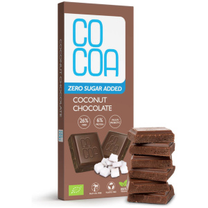 CZEKOLADA KOKOSOWA BEZ DODATKU CUKRU BIO 40 g - COCOA