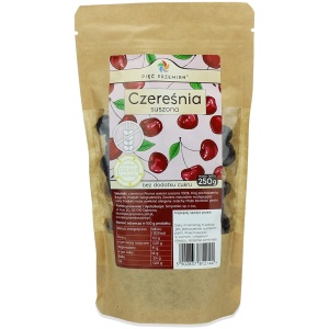 CZEREŚNIA SUSZONA BEZ DODATKU CUKRU BEZGLUTENOWA 250 g - PIĘĆ PRZEMIAN
