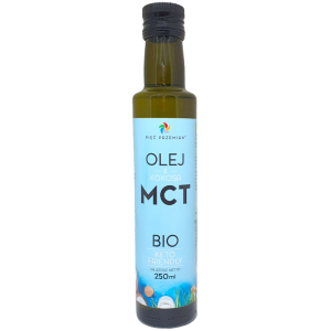 OLEJ KOKOSOWY MCT KETO BEZGLUTENOWY BIO 250 ml - PIĘĆ PRZEMIAN