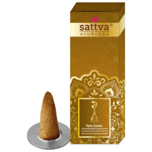 KADZIDEŁKA INDYJSKIE STOŻKOWE PALO SANTO (10 szt.) 20 g - SATTVA (AYURVEDA)