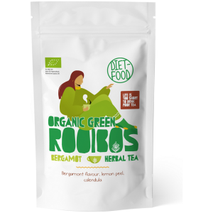 HERBATKA ROOIBOS ZIELONY BERGAMOTKA BIO 100 g - DIET-FOOD