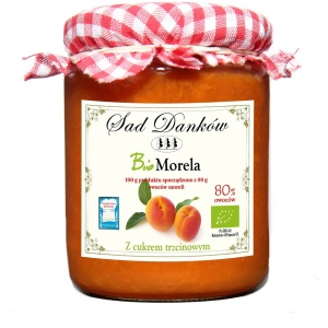 MORELA 80 % Z CUKREM TRZCINOWYM BIO 270 g - SAD DANKÓW