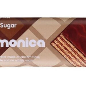 WAFELEK Z SAMOPSZY Z KREMEM MLECZNO - KAKAOWYM W POLEWIE Z CZEKOLADY MLECZNEJ BEZ DODATKU CUKRÓW BIO 40 g - HARMONICA