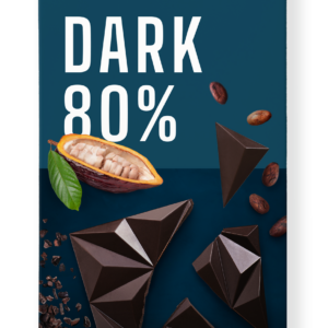CZEKOLADA GORZKA 80 % BEZ DODATKU CUKRÓW BEZGLUTENOWA BIO 60 g - BENJAMISSIMO