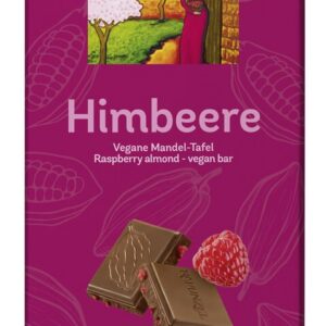 TABLICZKA KAKAOWA MIGDAŁY - MALINA BIO 100 g - RAPUNZEL