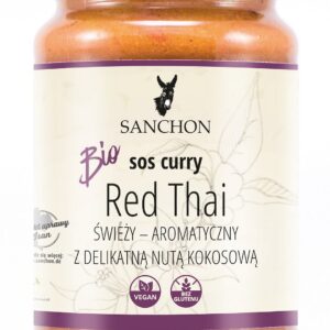SOS CURRY RED THAI BEZGLUTENOWY BIO 320 ml - SANCHON