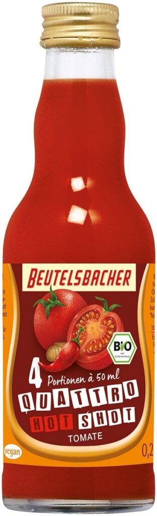 SHOT POMIDOROWY PIKANTNY BIO 200 ml - BEUTELSBACHER