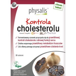 TABLETKI NA KONTROLĘ CHOLESTEROLU 30 szt. - PHYSALIS