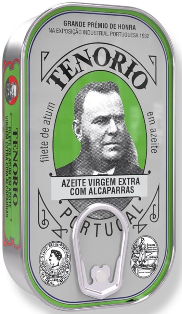 TUŃCZYK PŁATY W OLIWIE Z OLIWEK EXTRA VIRGIN Z KAPARAMI 120 g - TENORIO