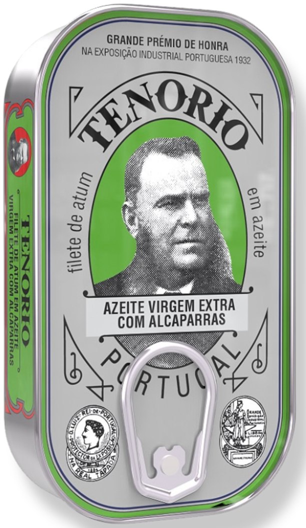TUŃCZYK PŁATY W OLIWIE Z OLIWEK EXTRA VIRGIN Z KAPARAMI 120 g - TENORIO