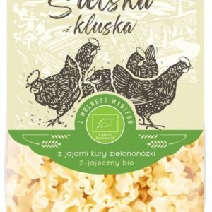 MAKARON (Z JAJAMI KURY ZIELONONÓŻKI SEMOLINOWY) FALA BIO 250 g - BARTOLINI (SIELSKA KLUSKA)