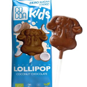 LIZAK Z CZEKOLADY KOKOSOWEJ BEZ DODATKU CUKRÓW BIO 15 g - COCOA
