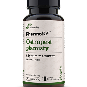 OSTROPEST PLAMISTY EKSTRAKT (330 mg) BEZGLUTENOWY 90 KAPSUŁEK - PHARMOVIT (CLASSIC)