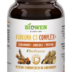 KURKUMA C3 COMPLEX+ BEZGLUTENOWA 60 KAPSUŁEK - BIOWEN