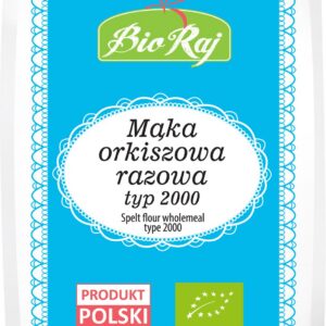 MĄKA ORKISZOWA RAZOWA TYP 2000 BIO (POLSKA) 1 kg - BIO RAJ