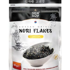 PŁATKI NORI KLASYCZNE BEZGLUTENOWE 40 g - SEN SOY