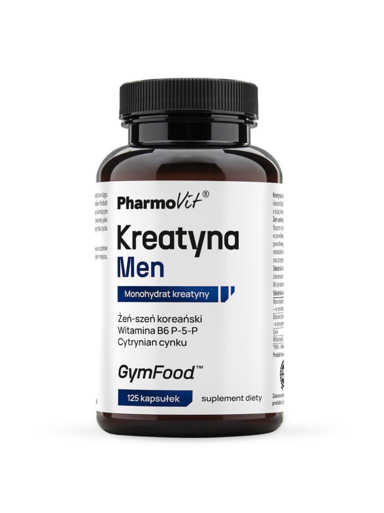 KREATYNA MEN BEZGLUTENOWA 125 KAPSUŁEK - PHARMOVIT (GYM FOOD)