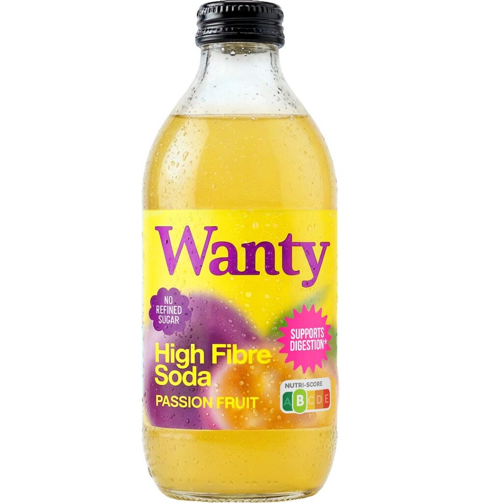 NAPÓJ MUSUJĄCY MARAKUJA - LIMONKA BEZGLUTENOWY 330 ml - WANTY (FYK)