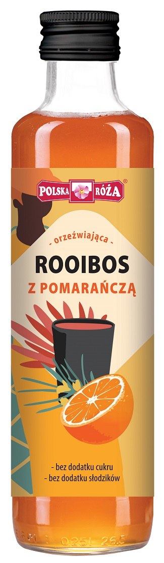 HERBATA ROOIBOS Z POMARAŃCZĄ 250 ml - POLSKA RÓŻA