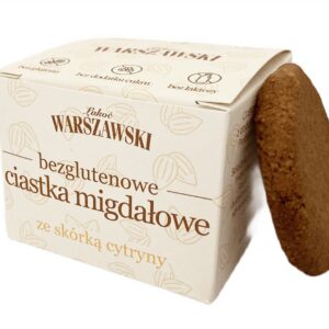 CIASTKA MIGDAŁOWE ZE SKÓRKĄ CYTRYNY BEZ DODATKU CUKRÓW BEZGLUTENOWE 150 g - WARSZAWSKI